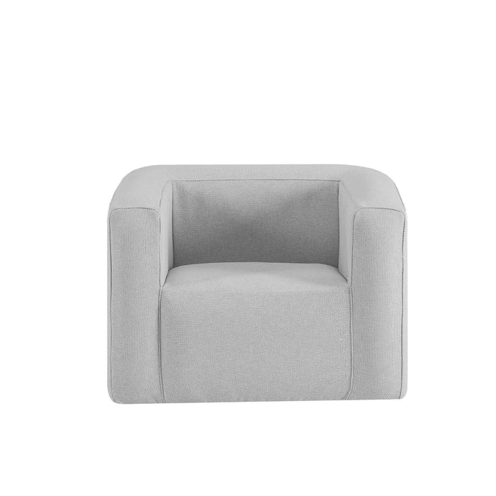 Poltrona gonfiabile Terracotta - Interno ed esterno - Colore Grigio chiaro