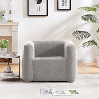 Poltrona gonfiabile Terracotta - Interno ed esterno - Colore Grigio chiaro