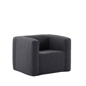 Poltrona gonfiabile in terracotta - Interno ed esterno - Colore Grigio scuro