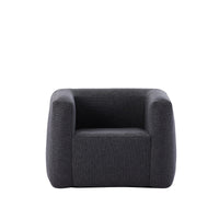 Poltrona gonfiabile in terracotta - Interno ed esterno - Colore Grigio scuro