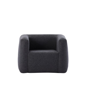 Poltrona gonfiabile in terracotta - Interno ed esterno - Colore Grigio scuro