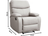 Sedia reclinabile "Giselle" - Beige