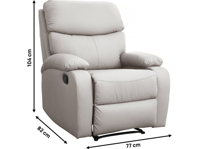 Sedia reclinabile "Giselle" - Beige
