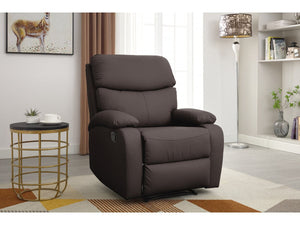 Sedia reclinabile "Giselle" - Marrone