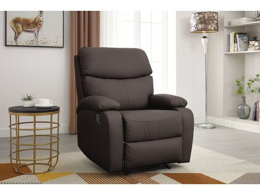 Sedia reclinabile "Giselle" - Marrone