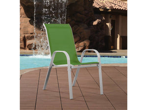 Sedia da giardino textilene Cordoba  Phoenix Verde  Set di 4