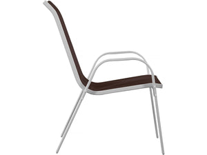 Sedia da giardino textilene "Cordoba" -Phoenix- Talpa -Set di 2