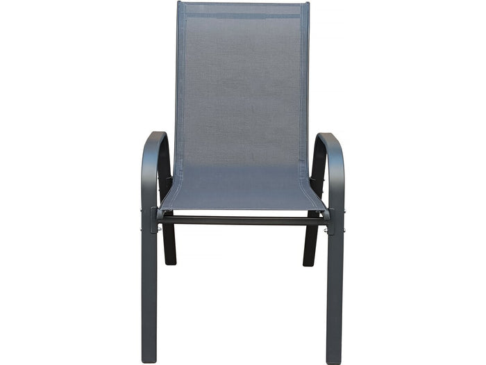 Poltrona da giardino "Cordoba" in textilene - Phoenix - Set di 2 - Antracite