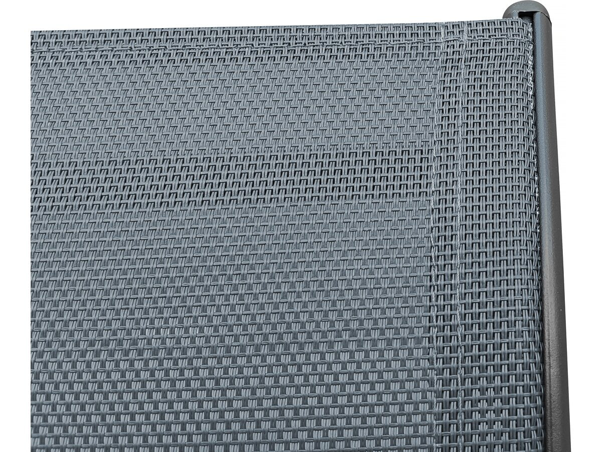 Poltrona da giardino "Cordoba" in textilene - Phoenix - Set di 2 - Antracite