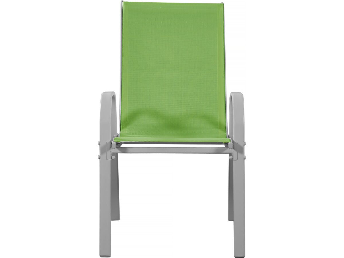 Sedia da giardino textilene "Cordoba" -Phoenix- Verde-Set di 2