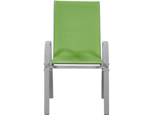 Sedia da giardino textilene "Cordoba" -Phoenix- Verde-Set di 2