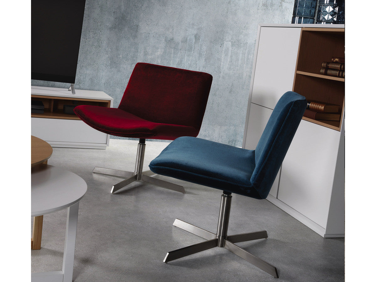 Poltrona "Kiss" - Velluto - Blu