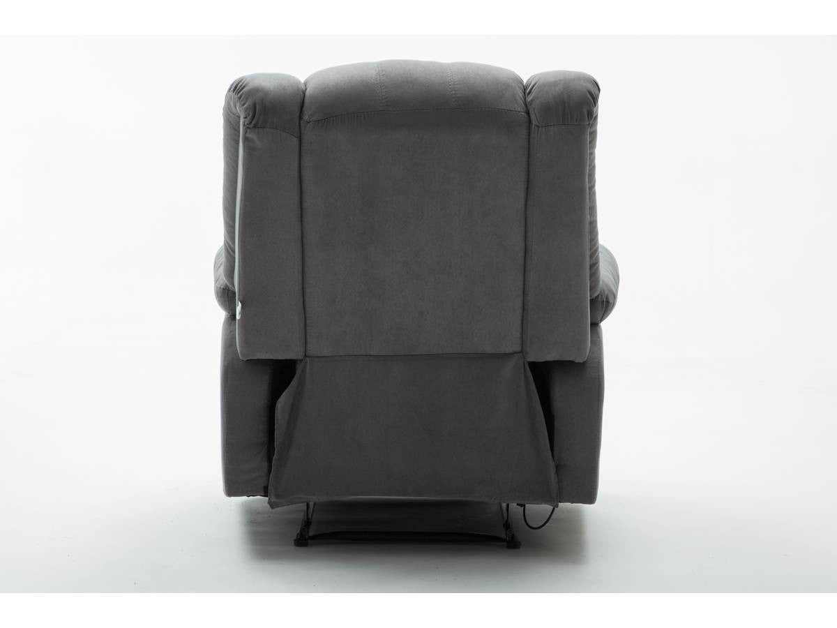 Poltrona relax "Buckingham" - Grigio chiaro