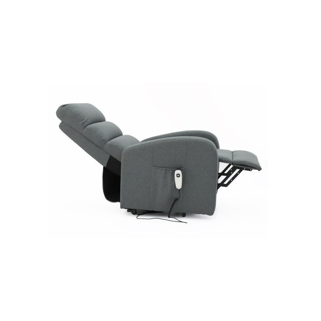Poltrona relax elettrica SYDNEY Tessuto Grigio Scuro