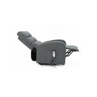 Poltrona relax elettrica SYDNEY Tessuto Grigio Scuro
