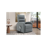 Poltrona relax elettrica SYDNEY Tessuto Grigio Scuro