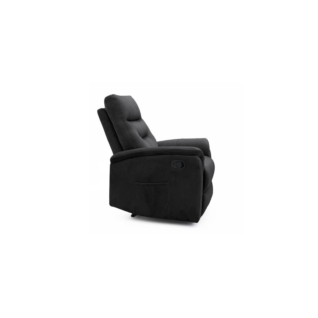 Poltrona relax reclinabile manualmente PARIS colore nero