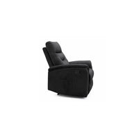 Poltrona relax reclinabile manualmente PARIS colore nero
