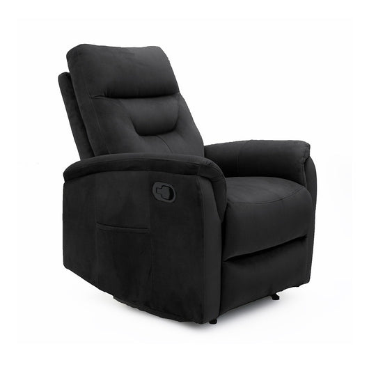 Poltrona relax reclinabile manualmente PARIS colore nero