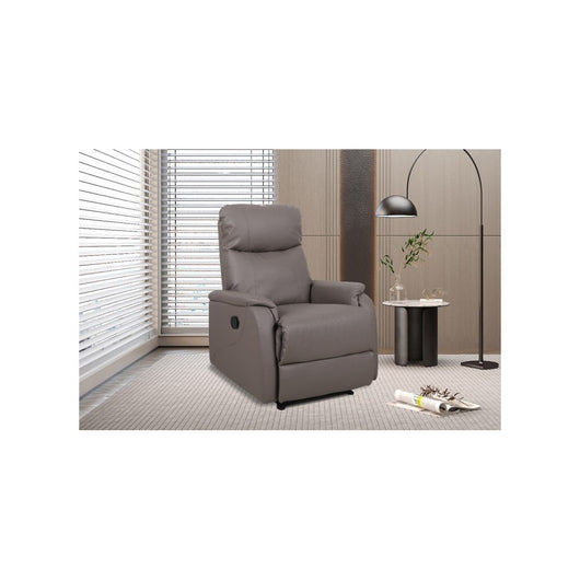Poltrona relax reclinabile manualmente TOKIO colore taupe