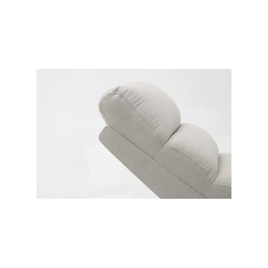 Poltrona relax reclinabile elettrica SYDNEY Tessuto Grigio chiaro