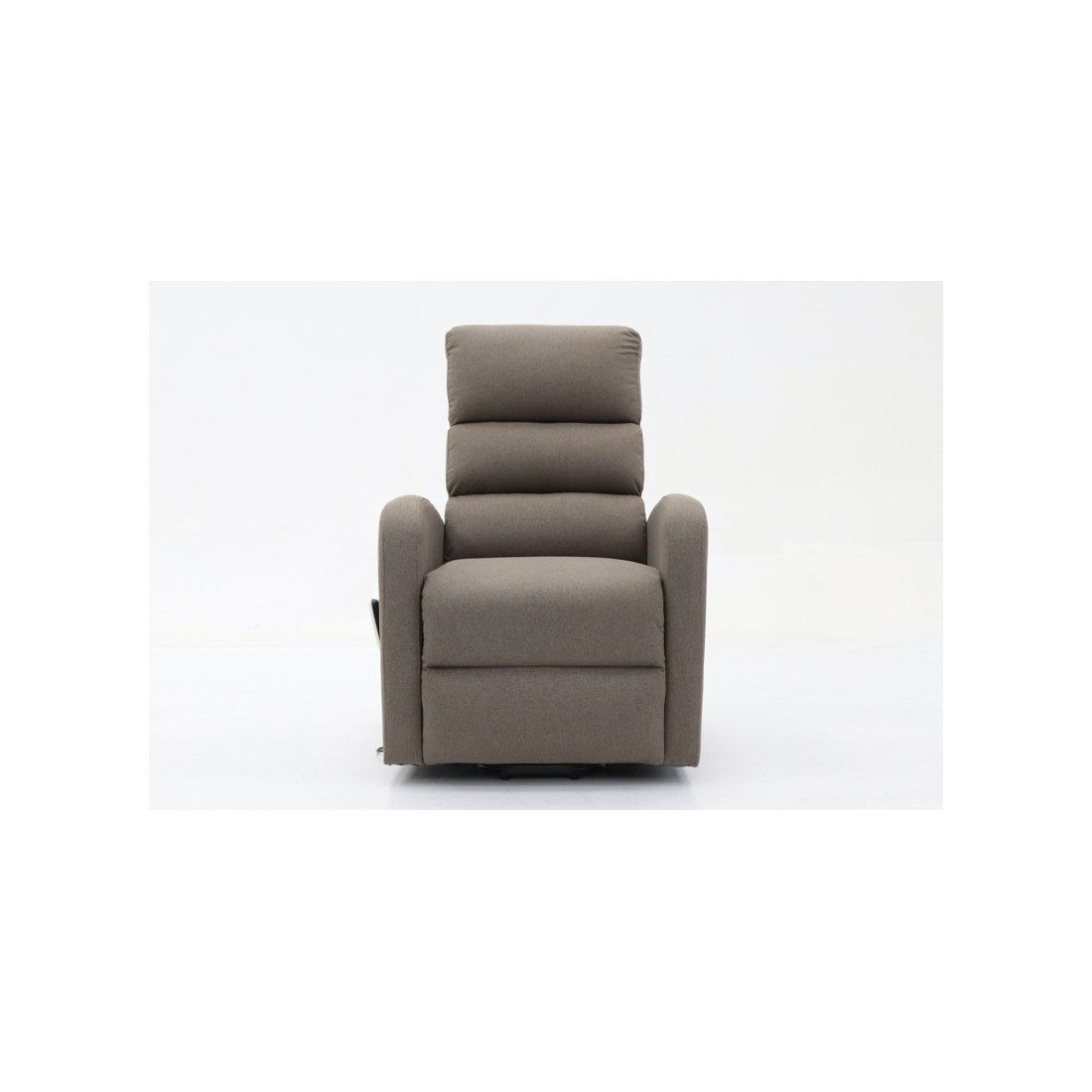 Poltrona relax reclinabile elettrica SYDNEY Tessuto Taupe
