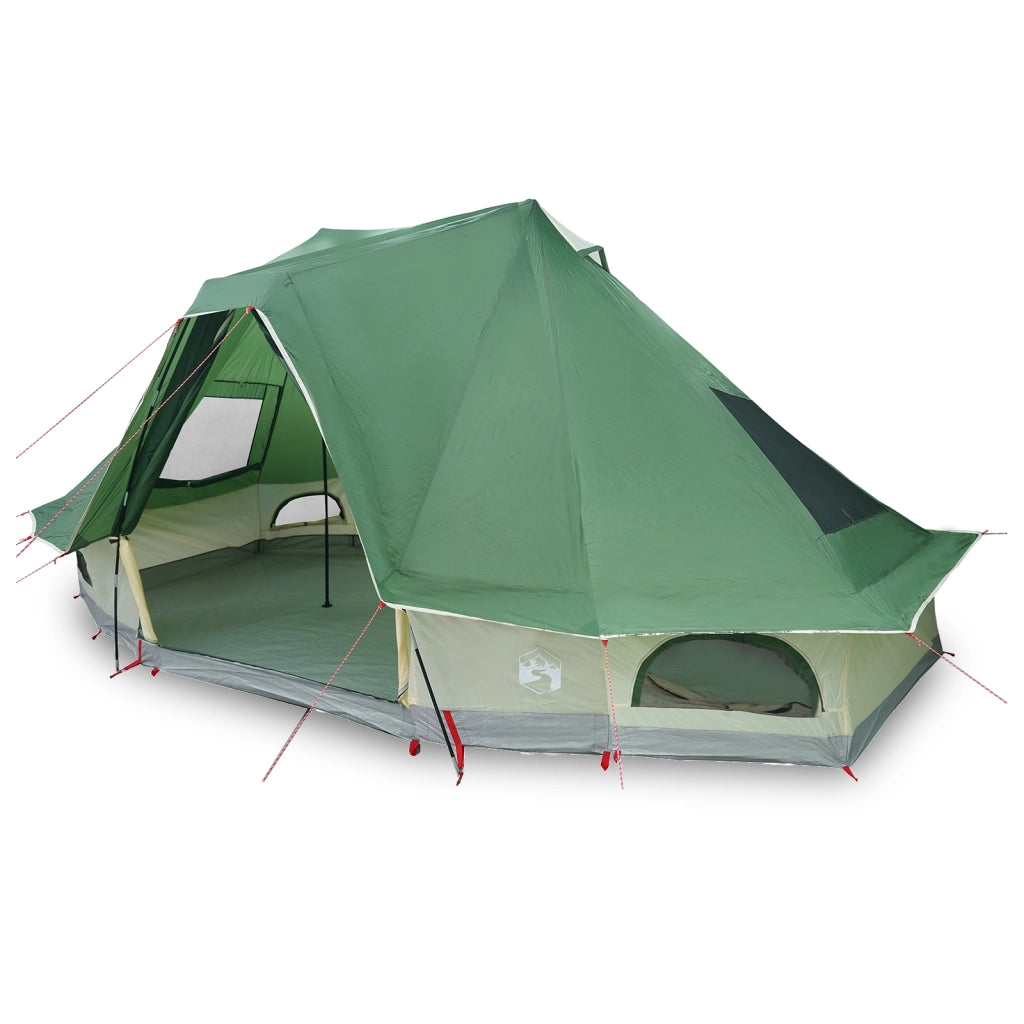 Tenda per Famiglia Tipi Verde Impermeabile per 6 Persone