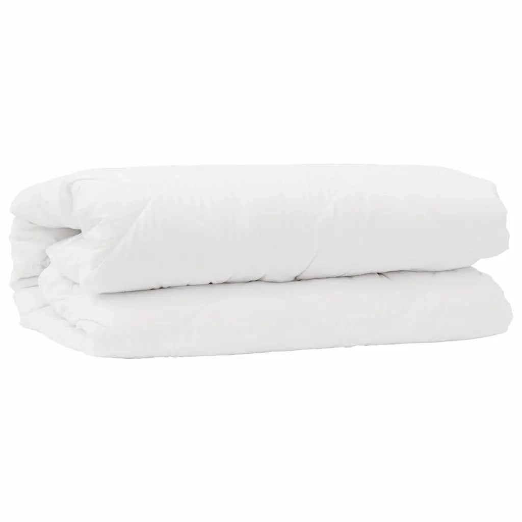 vidaXL Piumone con Cuscino 2 pcs Bianco 135 x 220 cm Microfibra
