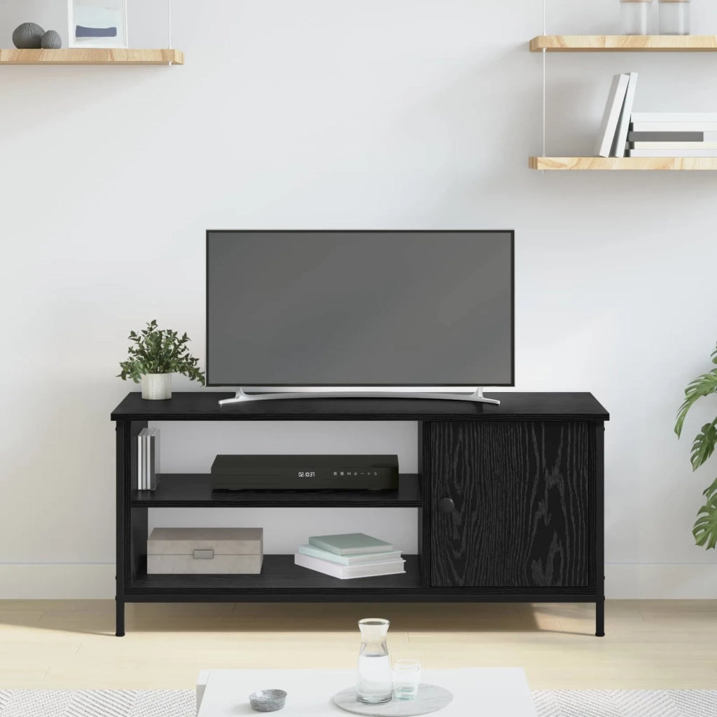 Mobile TV Rovere Nero 100 x 40 x 45 cm Legno multistrato 879479