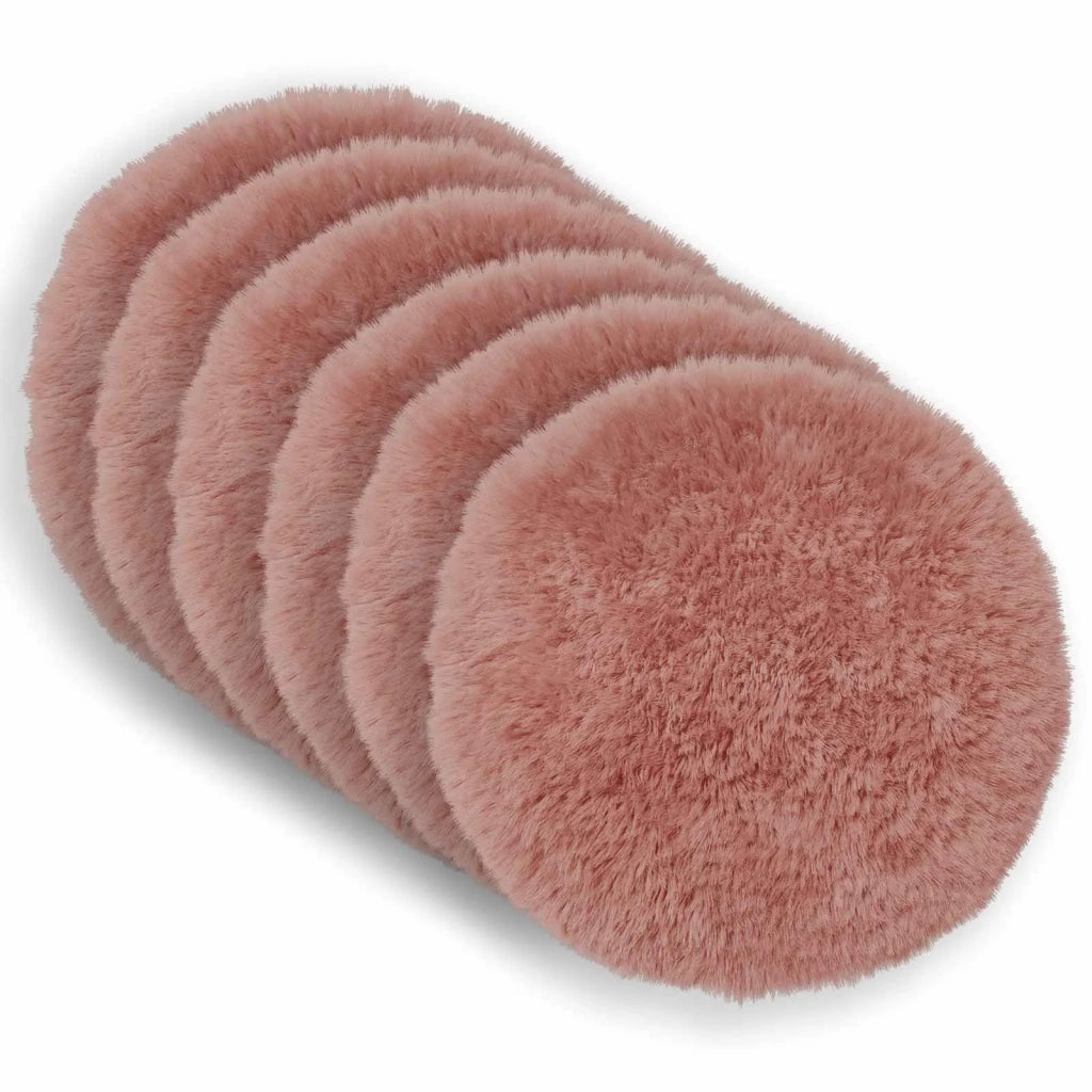 Federa 6 pcs HEERLEN Rosa Ø 40 cm Fleece PV 922418