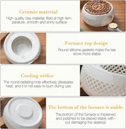 Theewarmer con Design in Legno e Fornuismo - Ideale per Tè e Caffè