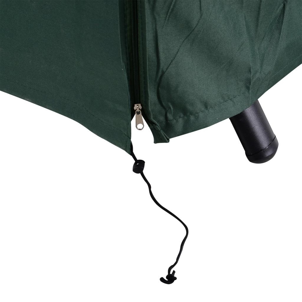 Copertura protettiva per altalena da giardino in poliestere, verde scuro, 205 x 124 x 164 cm