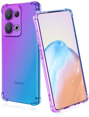 Coprioggetto Ultra Spesso - Resistente allo Shock - Materiale TPU Transparante - Resistente alle Scalfitture - Colorazione Elegante - Compatibile con Oppo Reno13 5G - Copritelefono