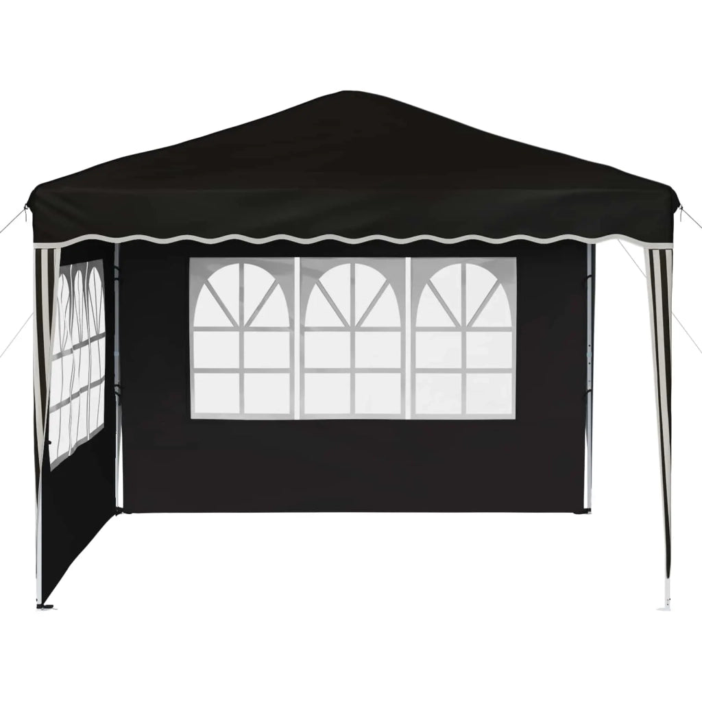 Tenda per feste a pop-up 288 x 288 x 245 cm Nero Tessuto Oxford