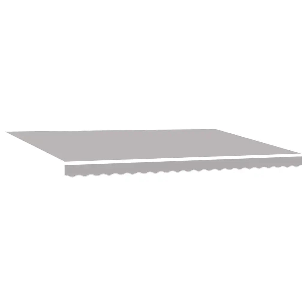 vidaXL Tenda Retrattile Grigio chiaro 500x300 cm Tessuto