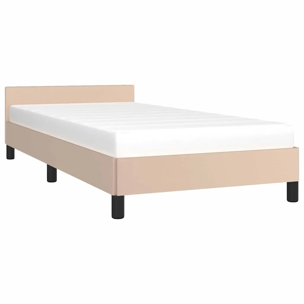 Giroletto con Testiera senza Materasso Cappuccino 90x200 cm 347482