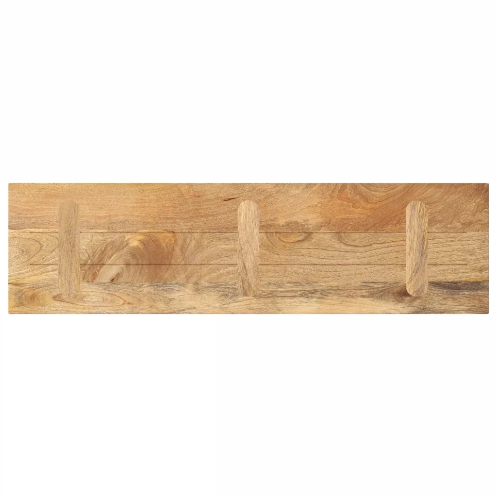 Piano per Tavolo 100x30x3,8cm Rettangolare Legno Massello Mango 371503