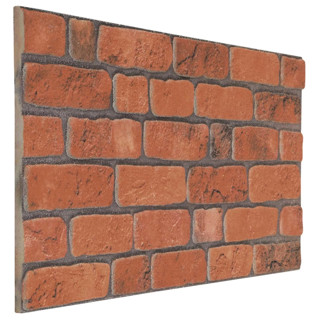 Pannelli da parete 10 pz Terracotta 100 x 50 cm Schiuma EPS CFW8911099