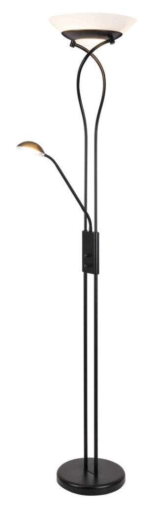 Lampada da terra Rabalux Gamma Trend 4554 3 luci nera