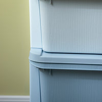 Cassettiera per Cameretta 6 Cassetti 75x37x56.5 cm in PP Blu