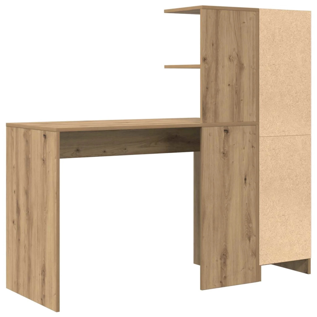 Scrivania | Tavolo da Ufficio 2 pz Rovere artigianale
