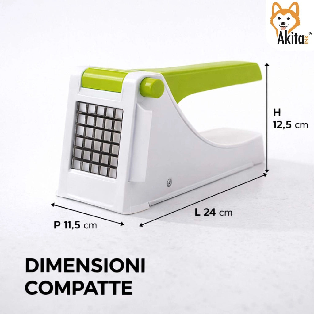 Akitaink Tagliapatate Stilo con Lama in Acciaio Inox
