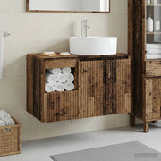 Set di mobili per il bagno 2 pz Legno antico 3404082