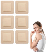 6 Adesivi di Supporto in Schiuma di Silicato 5 x 5 cm - Respirabili e Idrorepellenti