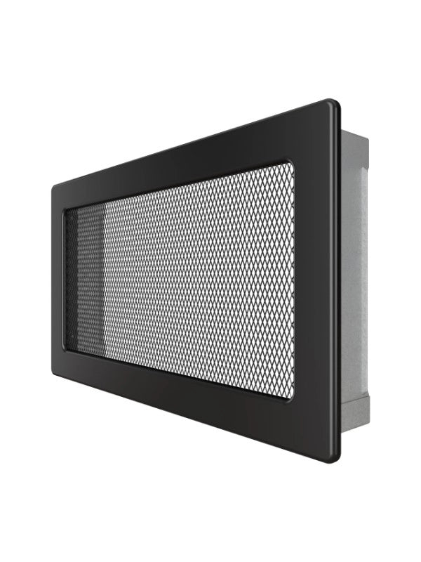 Griglia di ventilazione per camino Nera- Classic 17x30