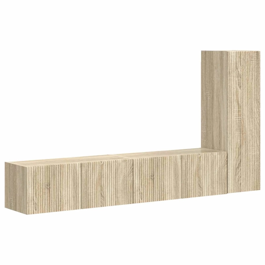 Set mobile TV 3 pcs Rovere Sonoma Legno multistrato 3408990