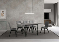 Tavolo Allungabile 90x90-180x78-80 cm Ghibli Libra Cemento