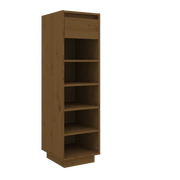 Scarpiera | Mobile per scarpe ambra 30x34x105 cm in Legno Massello di Pino