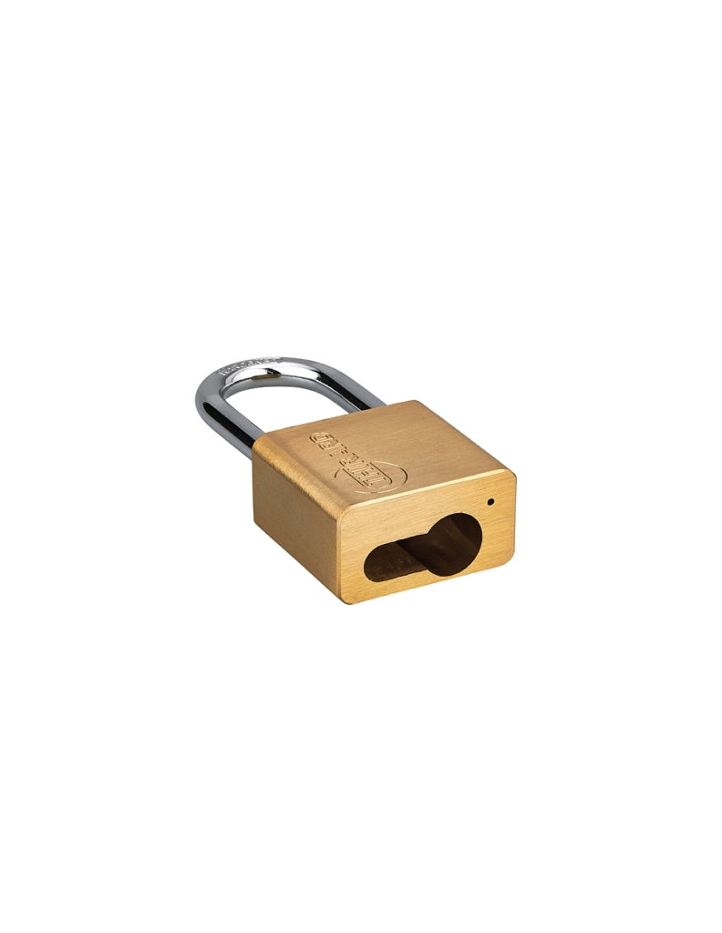 Lucchetto 407 CP arco acciaio 40mm per cilindro europeo non incluso, ottone, da esterno, waterproof - THIRARD