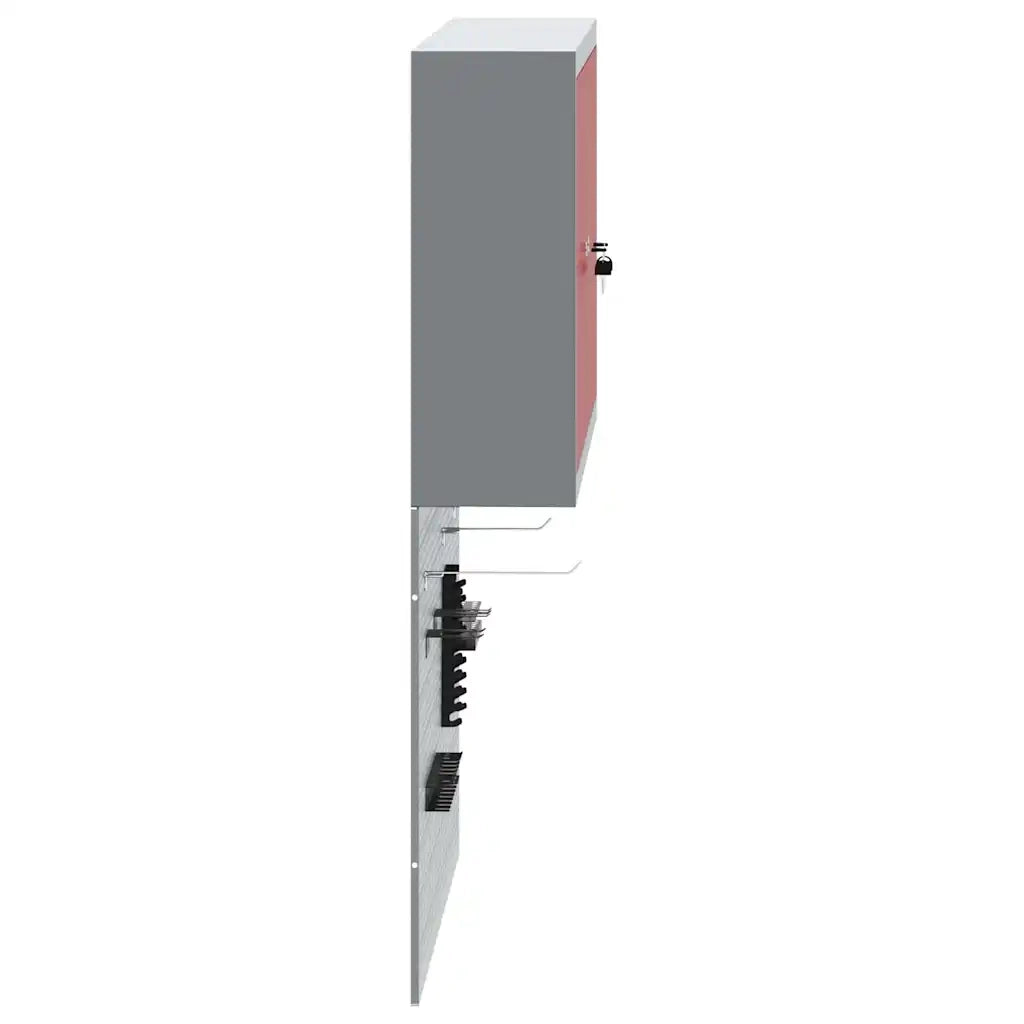 Set di armadi per attrezzi con lo scaffale 3 pcs Rosso 3321399